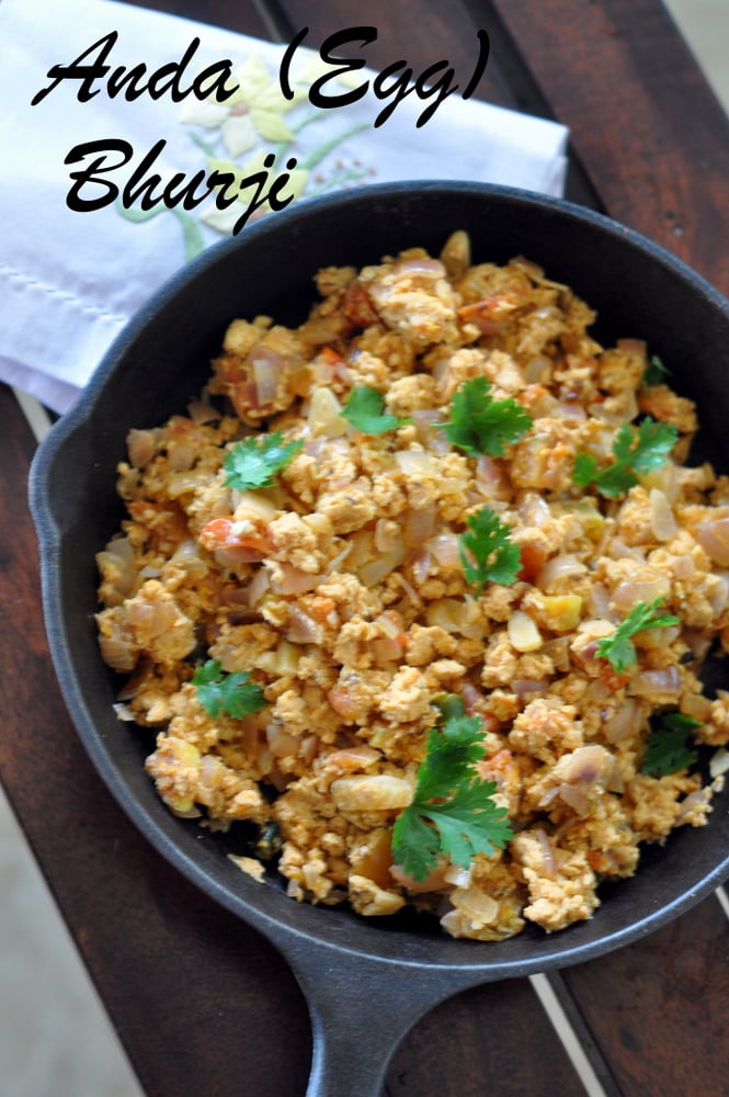 Indian Style Scrambled Eggs (Anda Bhurji) Recipe | sinamontales
