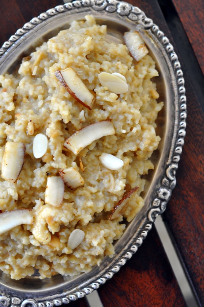 Sakkara Pongal : Sweetened Rice & Lentil Pudding Recipe | sinamontales