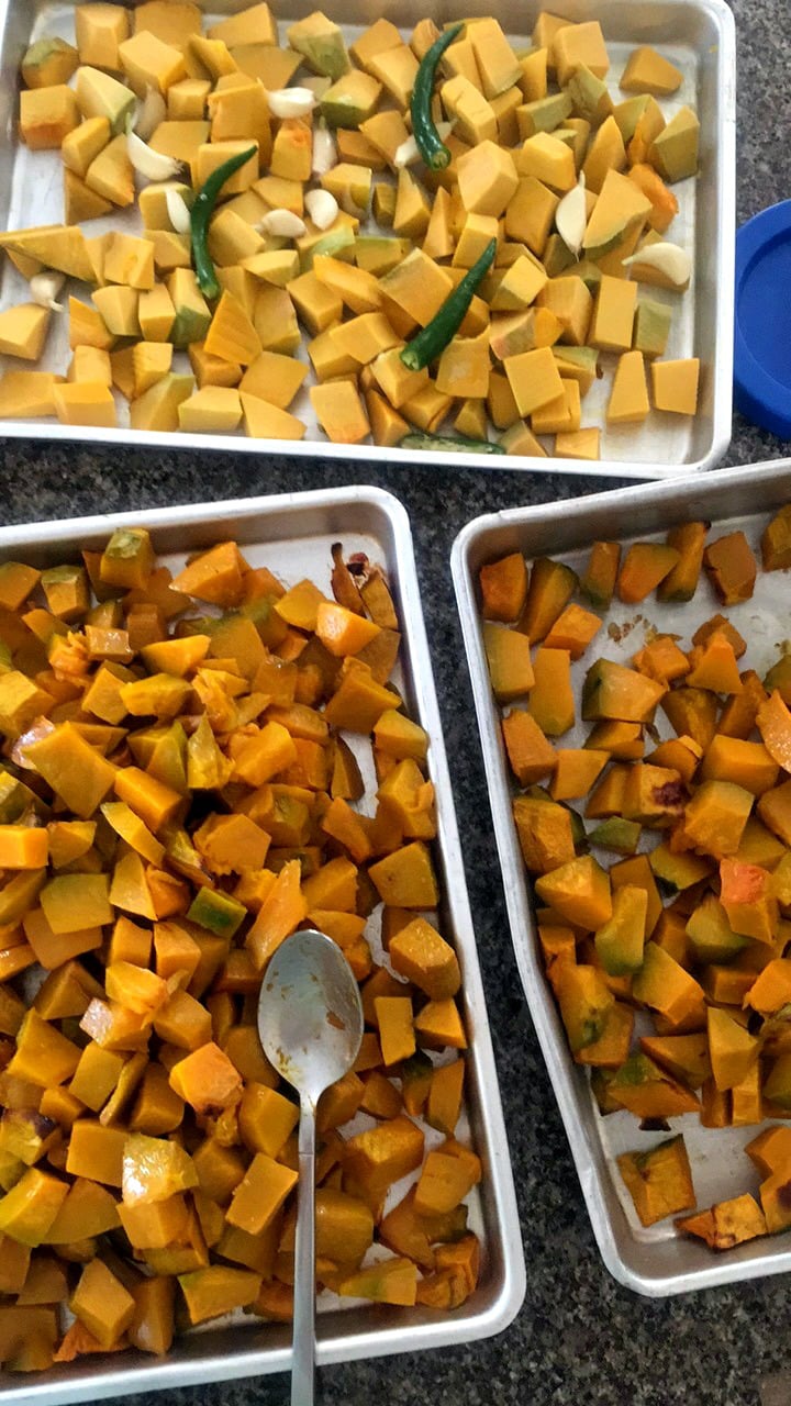 Roasted Pumpkin | How to roast Pumpkin in Oven | sinamontales