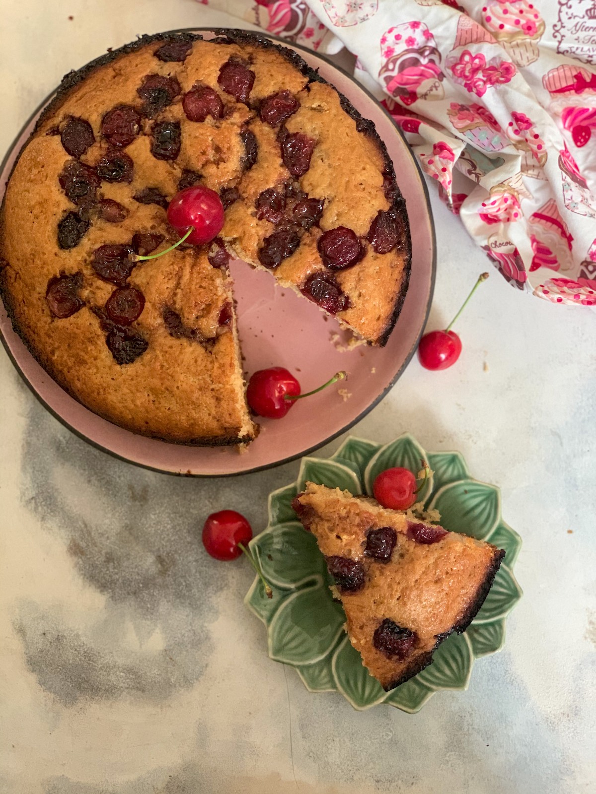 Polish Cherry Cake: The perfect tea time treat - Sinamon Tales